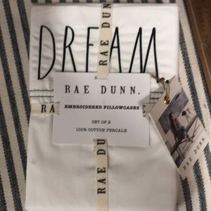 NWT Rae Dunn pillowcase set